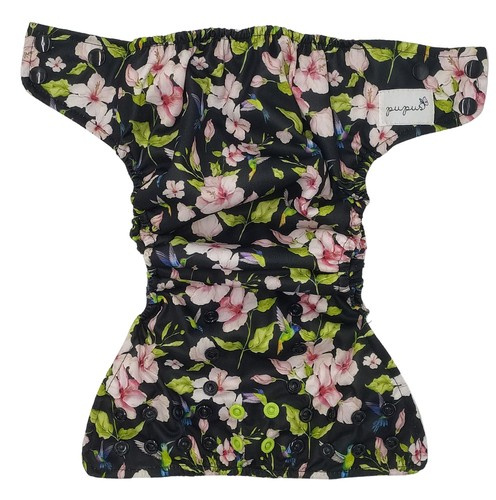 Scutece de buzunar, snaps cu două rânduri, OS, Hummingbirds