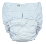 Reusable diaper for adults with insert - WHITE