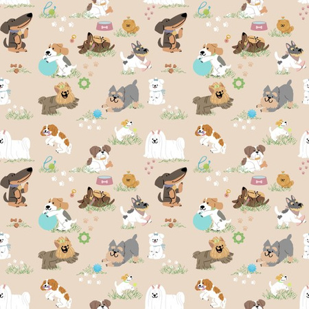 Reusable diaper for adults with insert -PUPPIES