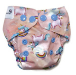 Cover pentru scutec pentru nou-născuți 3-7 kg - UNICORNI