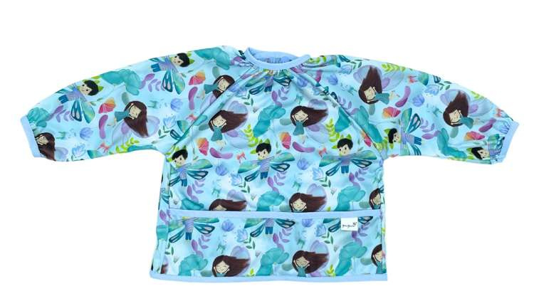 Śliniak fartuszek z rękawami ELFY - widok ogólny