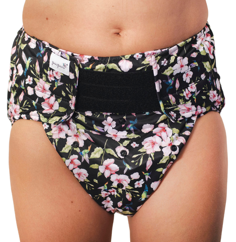 Reusable diaper for adults with insert - Hummingbird