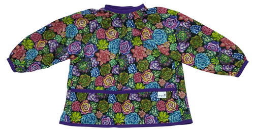 Ärmel-Lätzchen, wasserdicht, mit integrierter Auffangtasche im SUCCULENTS