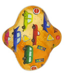 SMALL S Cloth Menstrual Pad Cars