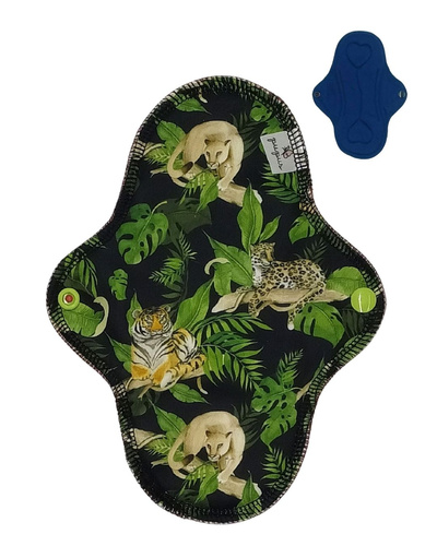 Absorbant menstrual din material textil M - WILD CATS