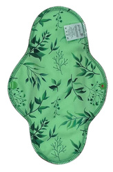 LARGE L Cloth Menstrual Pad - I FEEL GREEN