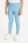 Lange Leggings für Kinder - Himmelblau