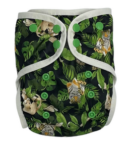 Diaper Cover with elastic piping - WILD CATS XL 10-20kg