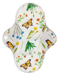 MEDIUM M Cloth Menstrual Pad - In the grass