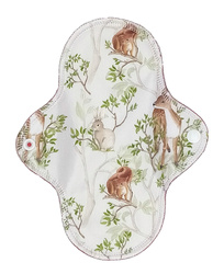 MEDIUM M Cloth Menstrual Pad - DAY IN THE FOREST