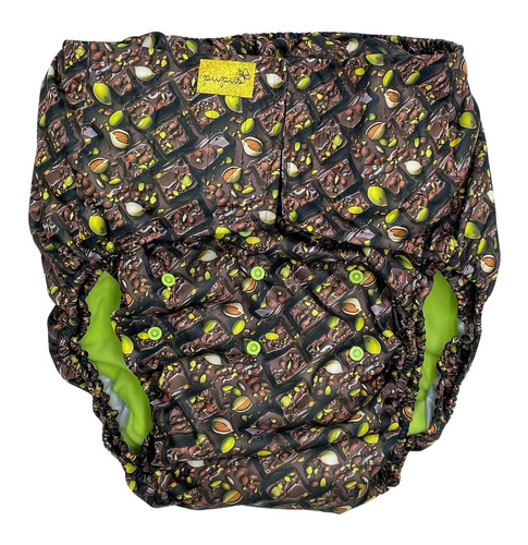 Reusable diaper for adults with insert - DUBAI CHOCOLATE- Limited Edition