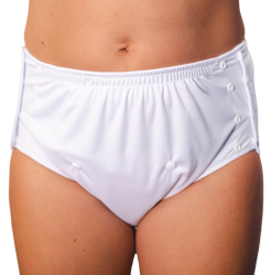 Urinary incontinence panties for adults - WHITE