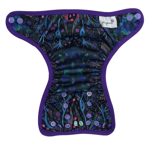 Überhose mit weicher, elastischer Einfassung - NEON SPLASH Neugeborene 3-8kg