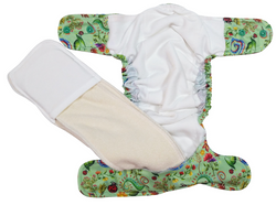 AIO (all in one) Diaper - Flowers