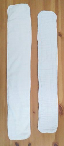 LONG terry diaper insert, 8 layers - 2 sizes
