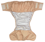 Reusable diaper for adults with insert - BEIGE