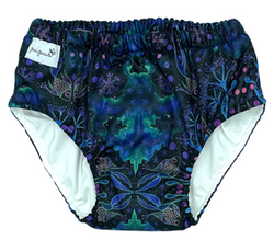 Scutec pentru înot, slip de baie "Neon Splash"