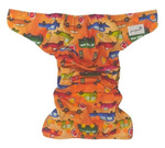 Pocket diaper, double-row snaps, OS, CARS