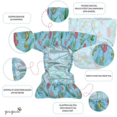 Diaper cover FOREST GLADE 5-15 kg