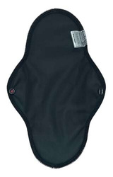 Absorbant menstrual mare din material textil pentru femei - NEGRU