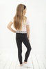 Long Leggings for Kids - Black