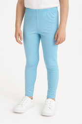 Lange Leggings für Kinder - Himmelblau