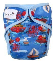 Diaper Cover with elastic piping - BOATS newborn 3-8kg