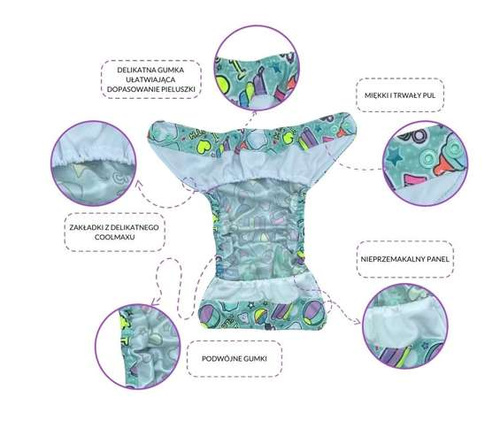 Newborn Diaper Cover 3-7kg - CARS