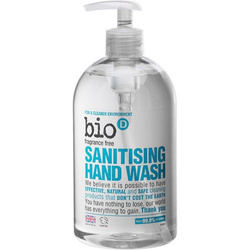 Sanitising Hand Wash, Fragrance Free (500ml)